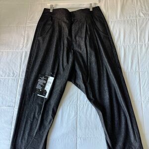 K7 Konstantinos Tsigaros Black Cropped Pants